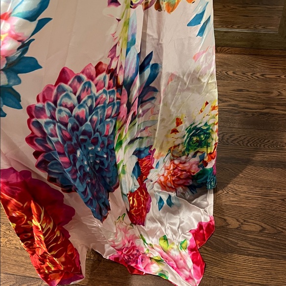 Jovani 4 Colorful Floral Maxi Dress - Picture 3 of 3